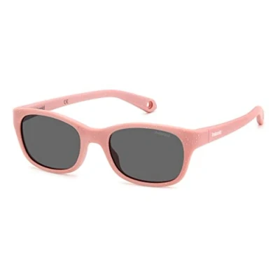 Abbildung von Polaroid Kind PLD K006/S W66/M9 Gläser SONNENBRILLEN Plastik Rosa Grau Quadratisch Polarisiert