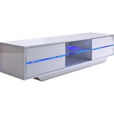 Abbildung von MCA furniture Lowboard &quot;Blues&quot;, mit LED Beleuchtung weiß hochglanz
