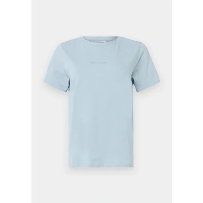 Abbildung von Marc O&#039;Polo Denim LOGO Print Tshirt basic, Damen, Größe: Small, Blue fog