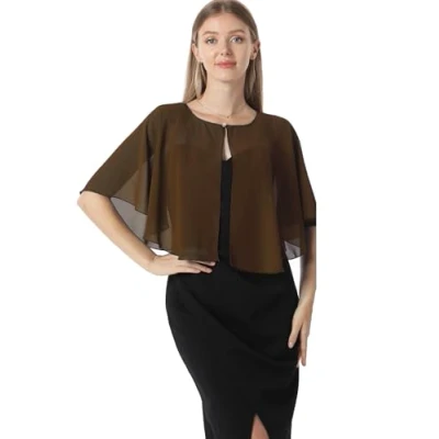 Abbildung von Hotshawl Damen Jkwp0001 Schal, braun, One Size