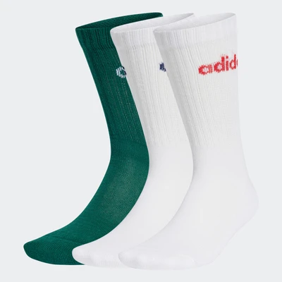 Abbildung von adidas Unisex Erwachsene Linear Crew Socken, gepolstert, 3 Paar, Größe 39 42