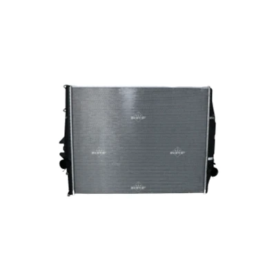 Abbildung von NRF 519701 Kühler, Motorkühlung Aluminium 900 716 56 ohne Rahmen Kühlrippen gelötet