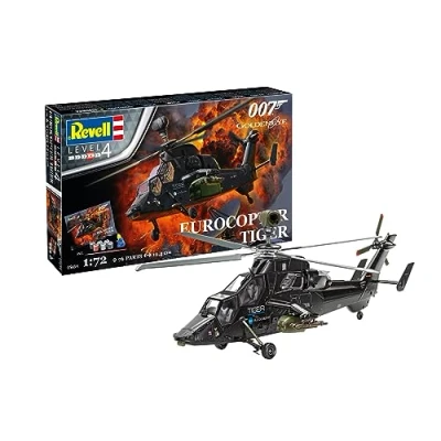 Abbildung von Revell 05654 Eurocopter Tiger (James Bond 007) GoldenEye Helikopter Bausatz 1:72 (05654)