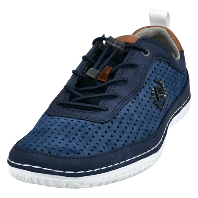Abbildung von bugatti Sneaker low, Herren, Größe: 44, Dark blue/cognac Schuhe