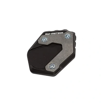 Abbildung von SW Motech STS.07.102.10400/B Seitenständerfuß Verbreiterung, Schwarz/Silbern für BMW R1200GS LC/Rallye, R1250GS