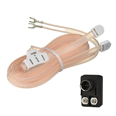 Abbildung von FM AM UKW Radio Antenne Dipol Wurfantenne Zimmerantenne 75 Ohm + 300 auf Adapter Transformator (Push On F Typ Balun) Kit für Ham Yamaha JVC Sony Bose Natural Sound Stereo Receiver