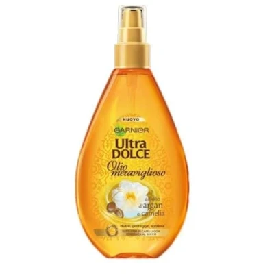 Abbildung von Garnier Ultra Dolce Olio Meraviglioso Ölspray für stumpfes, trockenes Haar, 150 ml