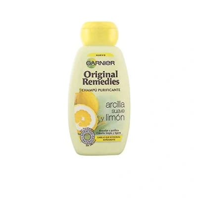 Abbildung von Garnier Aesora Shampoo weicher Ton und Zitrone