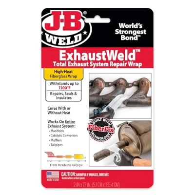 Abbildung von J B Weld ExhaustWeld Reparaturfolie, 5,1 x 182,9 cm, Weiß