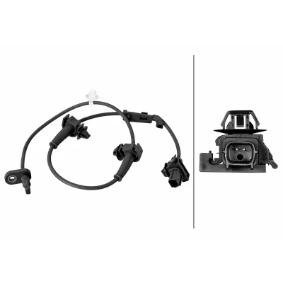 Abbildung von HELLA 6PU 358 219 091 ABS Sensor mit Klammer Hallsensor 2 740
