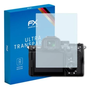 Abbildung von atFoliX Schutzfolie kompatibel mit Sony Alpha a7R V Folie, ultraklare FX Displayschutzfolie (3X)