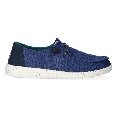 Abbildung von Heydude Wendy Sportlicher Schnürer, Damen, Größe: 36, Navy blanc Textil