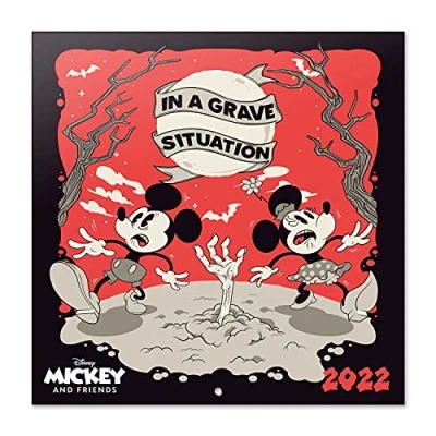 Abbildung von Grupo Erik Disney Mickey Mouse Kalender 2022 Wandkalender Groß für 12 Monate mit Geschenk Poster