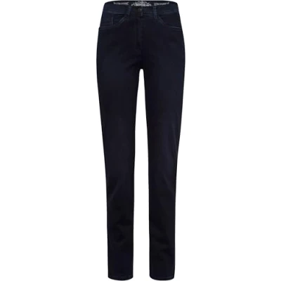 Abbildung von BRAX Style Laura Slash Jeans Slim Fit, Damen, Größe: 40xS, Dark blue mit effekt