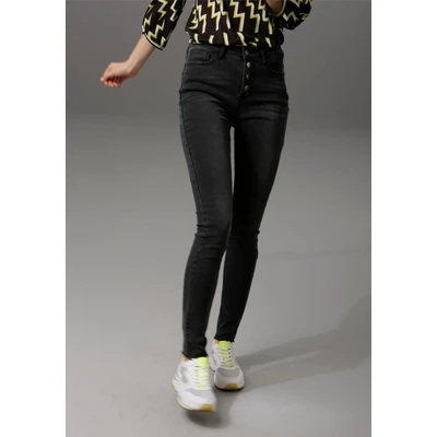 Abbildung von Aniston CASUAL Skinny fit Jeans, regular waist