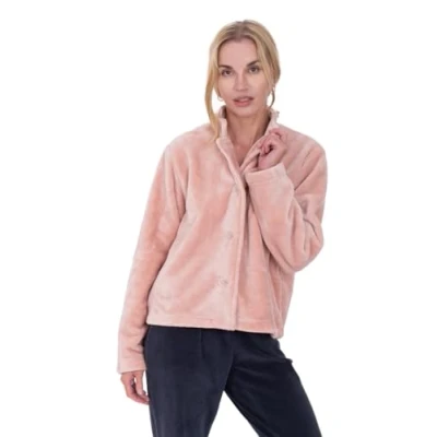Abbildung von wewofashion Damen Bettjacke Bettjäckchen Jacke by Otto Werner 6603 Rose Gr. 40