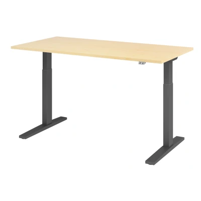 Abbildung von Hammerbacher Schreibtisch XMKA16 Ahorn/Graphit