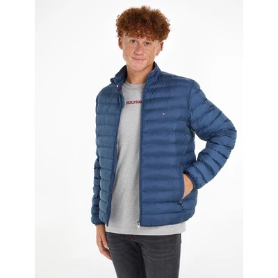 Abbildung von Tommy Hilfiger Packable Circular Jacket Übergangsjacke, Herren, Größe: Small, Aegean sea