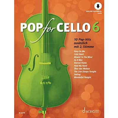 Abbildung von Pop for Cello: 10 Hits. Band 6. 1 2 Violoncelli. (Pop Cello, 6)