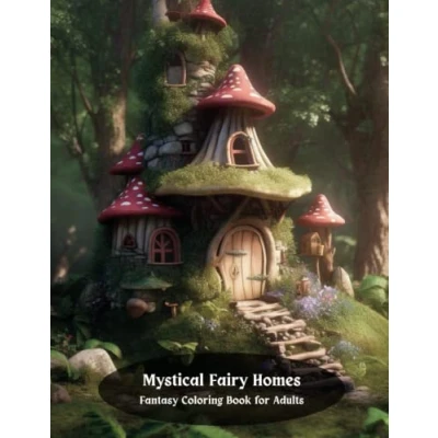 Abbildung von Mystical Fairy Homes: Fantasy Coloring Book For Adults
