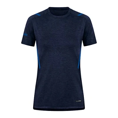 Abbildung von JAKO Damen T Shirt Challenge, Marine Meliert/Royal, 34
