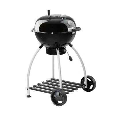 Abbildung von Holzkohlegrill Sport F50 aus Stahl, ca. B 67,5 x T 67 H 105,5 cm Schwarz