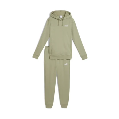 Abbildung von Puma Jogginganzug Mit Kapuze Damen Plain Lux Army Größe: L