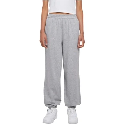 Abbildung von Build Your Brand Damen BY265 Ladies High Waist Ballon Sweat Pants Hose, heathergrey, 5XL