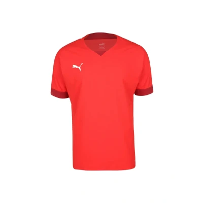 Abbildung von Puma Teamfinal Fussball Tshirt basic, Herren, Größe: Medium, red/rio red