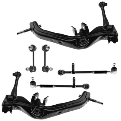 Abbildung von 2x Querlenker Spurstange Koppelstange Hinterachse links rechts für Avensis T25