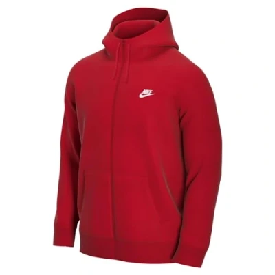 Abbildung von Nike Sportswear CLUB Hoodie Kapuzenpullover, Herren, Größe: 4XL T, University red/white
