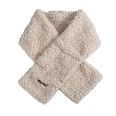 Abbildung von Warmies® Wärmekissen Schal Sherpa beige, mit Lavendelduft