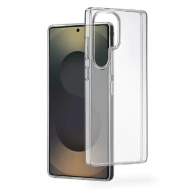 Abbildung von Hama Hülle für Galaxy S25 Ultra (Handyhülle, Schutzhülle Rückseite, Case, Kratzfest, extra Schutz Kamera und Display, Wireless Charging kompatibel, transparent, Slim, dünn) durchsichtig