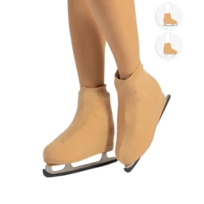 Abbildung von CALZITALY Skates Cover, Rollschuhe und Schlittschuhe Überzieher, Hautfarbe, Karamell, Schwarz, Schuhgröße 28 42, 70 DEN, Made in Italy (38 Hautfarbe)