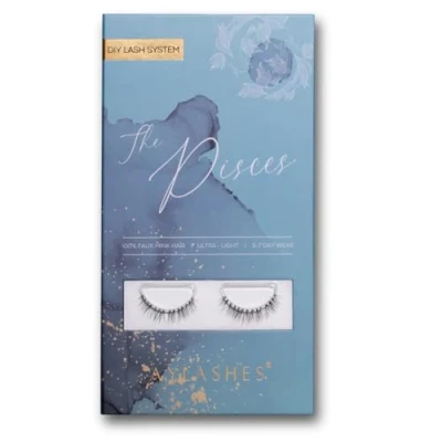 Abbildung von AYLASHES Limited Edition Sternzeichen The Pisces DIY Wimpernextensions für zu Hause 5 Paar Wimpern mit bis 7 Tage Halt