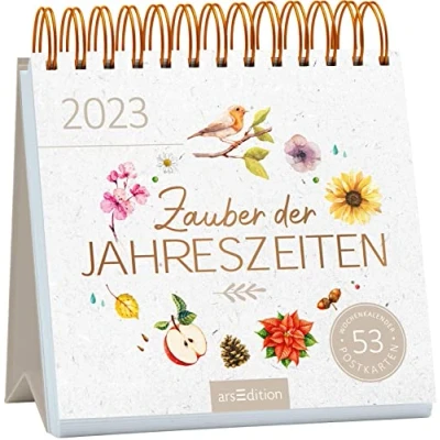 Abbildung von Postkartenkalender Zauber der Jahreszeiten 2023: Wochenkalender 2023, 53 Postkarten als Begleiter durchs Jahr