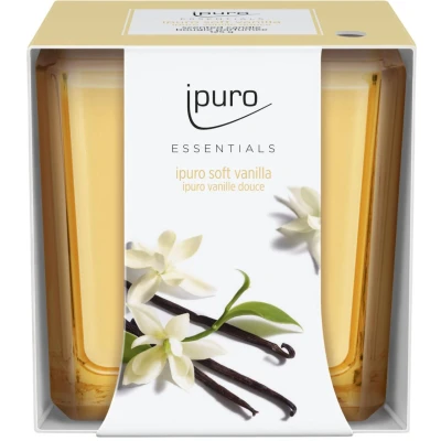 Abbildung von ipuro Duftkerze ESSENTIALS soft vanilla 125 g