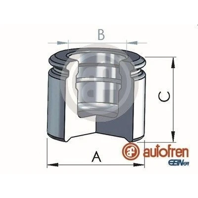 Abbildung von AUTOFREN SEINSA D025463 Kolben, Bremssattel 48 Hinterachse KELSEY HAYES JEEP: Grand Cherokee I, III