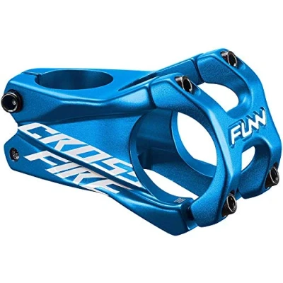 Abbildung von Funn Crossfire Mountainbike Vorbau mit 35mm Lenkerklemmung Langlebiger und Leichter Legierungs für BMX Bike, Länge 50mm (Blau)