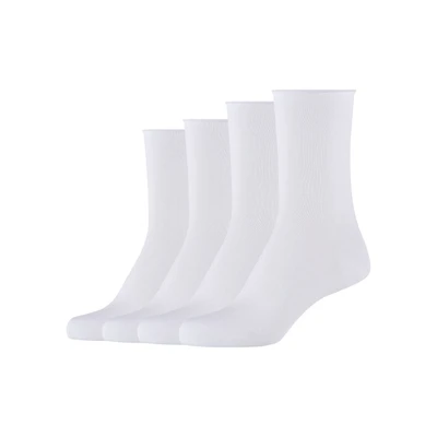 Abbildung von camano Online 4 PACK Socken, Damen, Größe: 39 42, White