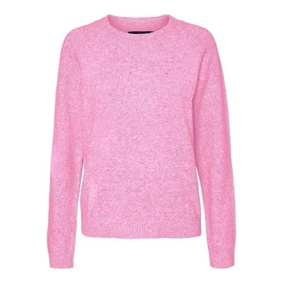 Abbildung von Vero Moda Vmdoffy Oneck NOOS Strickpullover, Damen, Größe: Large, Bonbon