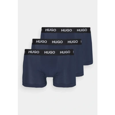 Abbildung von HUGO Herren Trunk Triplet Pack Boxershorts, Blau (Navy 410), XL EU