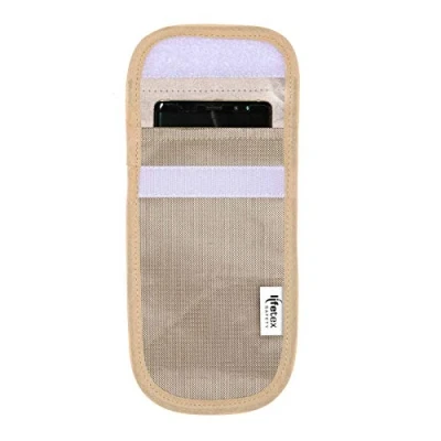 Abbildung von Signal Blocker Smartphonehülle (Handytasche) mit RFID, GPS, NFC Abschirmung Anti Tracking Spion Tasche für Samsung, Huawei, iPhone, HTC, Kreditkarten Radiation Faraday
