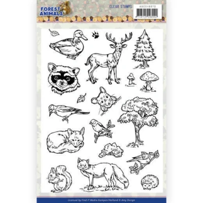 Abbildung von Clear Stamps Amy Design Forest Animals