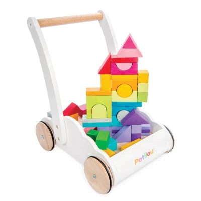 Abbildung von Le Toy Van Rainbow Cloud Lauflernwagen, Babyspielzeug