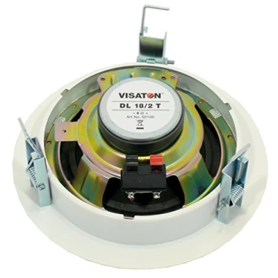 Abbildung von Visaton DL 18/2 T 8 Ohm 17 cm (6,5&quot;) 2 Wege Deckenlautsprecher, 50100, weiß