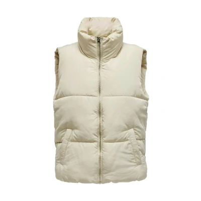 Abbildung von JdY Damen Jdynewerica Short Waistcoat Otw Noos Weste, Moonbeam/Detail:SILVER ZIPPER, S EU