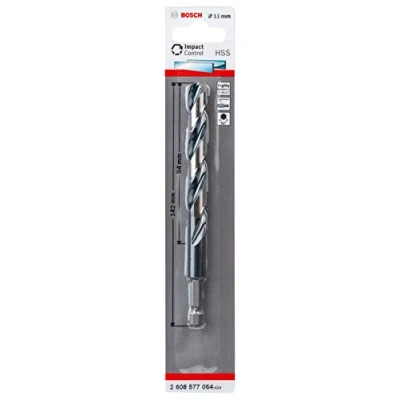 Abbildung von Bosch Accessories 2608577064 Metall Spiralbohrer 11 mm Gesamtlänge 142 DIN 338 1 St.