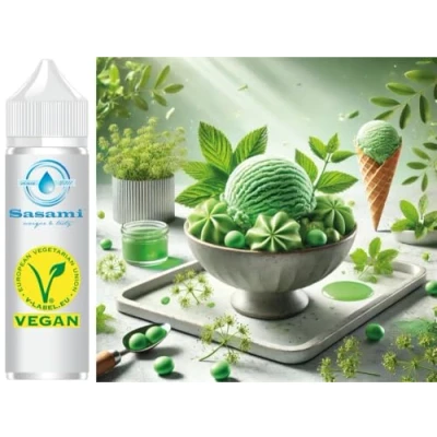 Abbildung von Waldmeister Eis Eiscreme Aroma Konzentrat Vegan Sasami 10ml