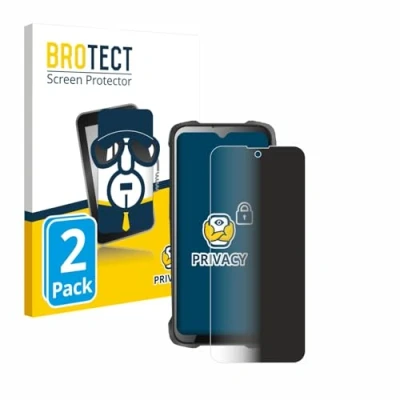 Abbildung von BROTECT (2 Stück Anti Spy Blickschutzfolie für Cubot King Kong 9 Privacy Screen Protector [Displayschutz Folie, Sichtschutz, Blaulichtfilter]